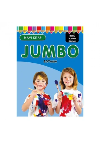 Jumbo Boyama Mavi Kitap