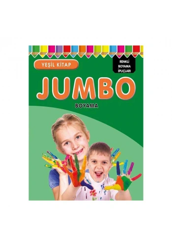 Jumbo Boyama Yeşil Kitap