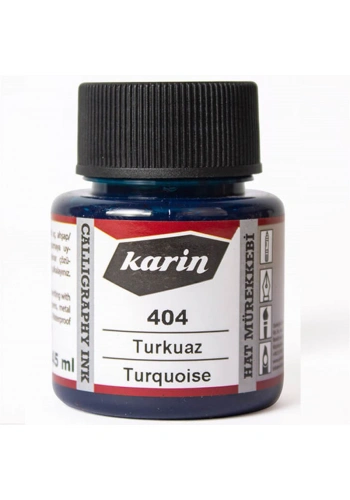 Karin Hat Mürekkebi 404 Turkuaz 45ml