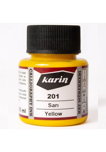 Karin Hat Mürekkebi Sarı 45ml