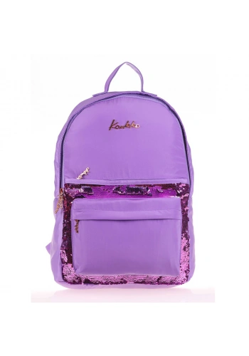 KAUKKO K1540 MAGICAL SIRT ÇANTASI PULLU LİLA