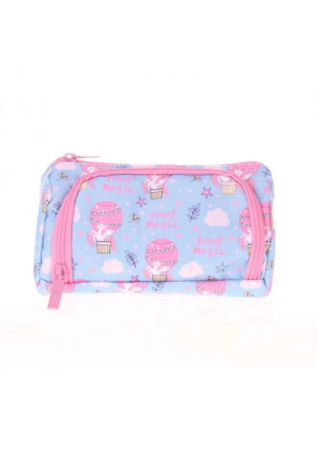 KAUKKO K2428 NATURE PLUMP KALEM ÇANTASI TRAVEL MAGIC