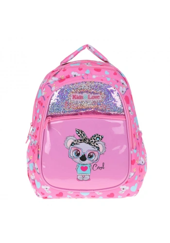 KAUKKO L5102 KIDS&amp;LOVE SIRT ÇANTASI PULLU RUGAN KOALA