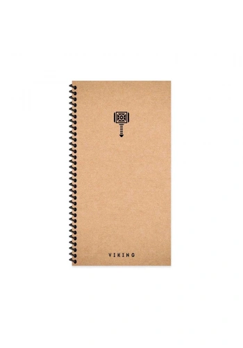 Keskin 10x19 La Plume Viking Sert Kapak 80 Yaprak Spiralli Çizgisiz Defter Çekiç 417965-99