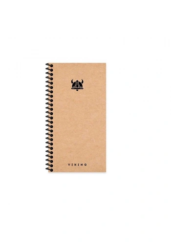 Keskin 10X19 Sert Kapak La Plume Viking 80 Yaprak Spiralli Çizgisiz Defter Başlık 417968-99