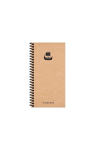 Keskin 10X19 Sert Kapak La Plume Viking 80 Yaprak Spiralli Çizgisiz Defter Gemi 417967-99