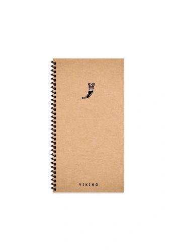 Keskin 10X19 Sert Kapak La Plume Viking Spiralli 80 Yaprak Düz Defter Borazan 417966-99