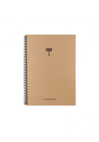 Keskin 17x24 La Plume Viking Spiralli Sert Kapak 100 Yaprak Çizgili Defter 417955