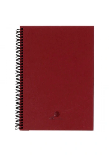 Keskin Color Defter Sert Kapak Spiralli 17x24 cm 60 Yaprak Bordo