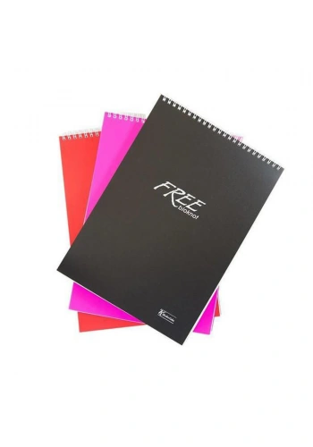 Keskin Color Free Office Spiralli Bloknot 100 Yaprak A4 Kareli 145002-99