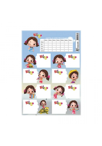 Keskin Color Niloya Ders Programlı Okul Etiketi 20li