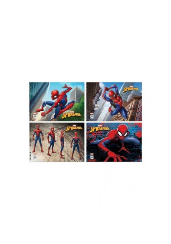 Keskin Color Spiderman Spiralli Resim Defteri 25x35cm 15 Yaprak