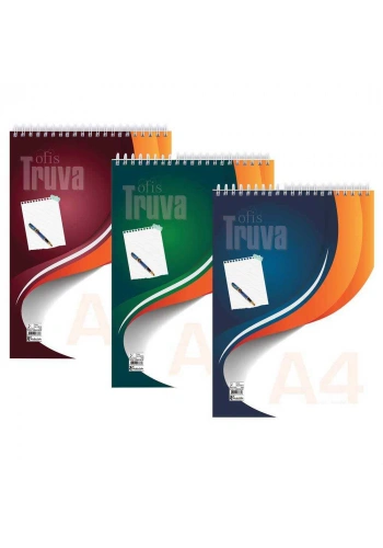 Keskin Color Truva Spiralli Bloknot 40 Yaprak Kareli