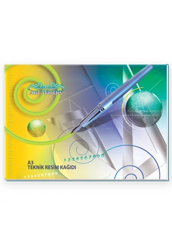 KESKİN YATAY TEKNİK RESİM BLOĞU A3 36 YAPRAK (141001)