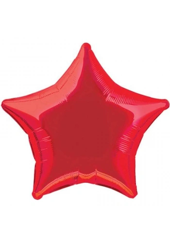 Kırmızı 18 inç Yıldız Folyo Balon