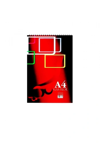 Klas Bloknot Spiralli A4 40 Yaprak Kareli