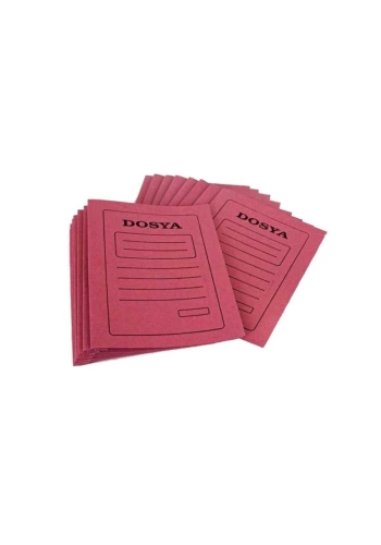 Km Tam Kapak Karton Pembe Dosya 50li Paket