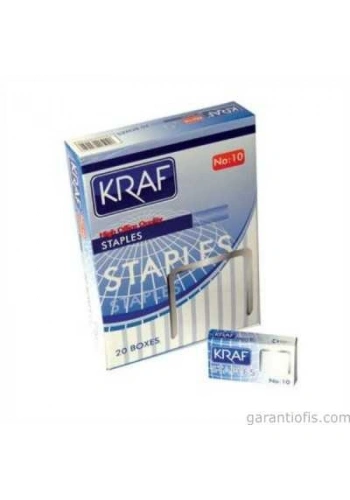 Kraf 225G Küçük Boy Zımba Teli No 10 (20 li Paket)