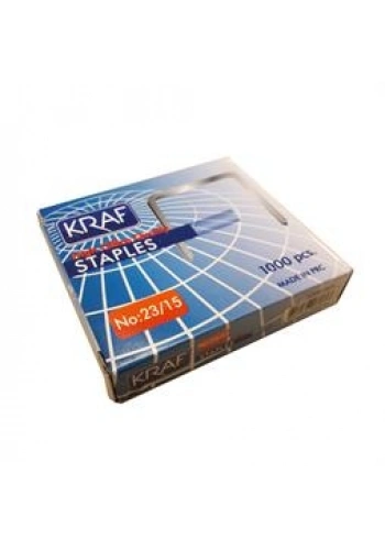 Kraf 23/15 Arşiv Tipi Zımba Teli (120 Sayfa Kapasitesi)