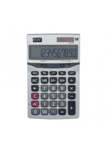 Kraf HM-150 Hesap Makinesi Masa Üstü 12 Hane