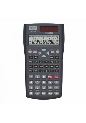Kraf HM110 Bilimsel Fonksiyonlu Hesap Makinesi (12 Haneli)