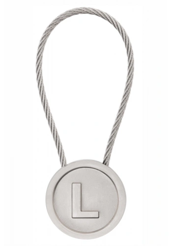 LATON RÖYHKEA METAL ANAHTARLIK L HARFİ ÇİNKO ALAŞIM PASLANMAZ ÇELİK GÜMÜŞ