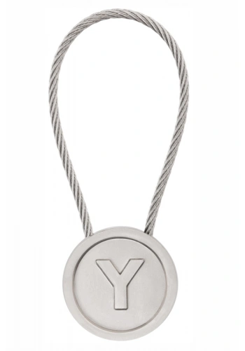 LATON RÖYHKEA METAL ANAHTARLIK Y HARFİ ÇİNKO ALAŞIM PASLANMAZ ÇELİK GÜMÜŞ