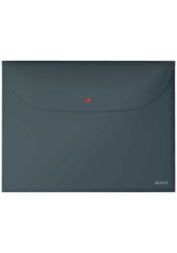Leitz Cosy Çıtçıtlı, 2 Cepli Gizlilik Dosyası A4 Gri