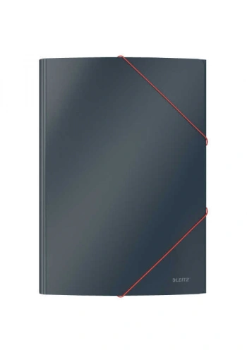 Leitz Cosy Soft Touch Lastik Kilitli Dosya A4 Gri