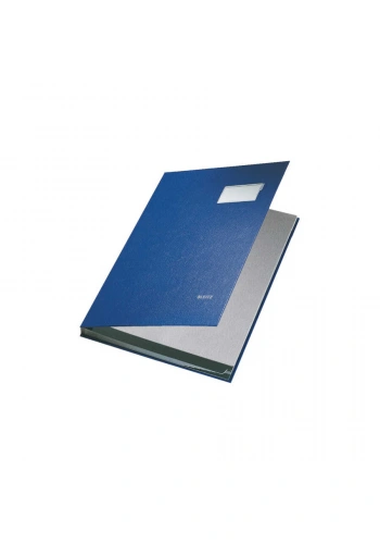 Leitz İmza Dosyası 10 Bölmeli Plastik Mavi