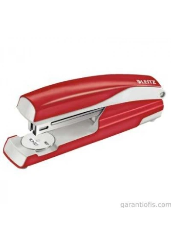 Leitz 5504 Kırmızı Güçlü Metal Zımba Makinesi (40 Sayfa Kapasiteli)