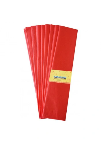 Lino Lüx Krapon Kağıdı 10lu 50cmx2m Kırmızı