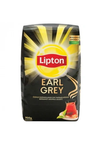Lipton Earl Grey Tea Bergamot Aromalı Siyah Çay (900 Gr)
