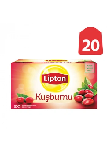 Lipton Kuşburnu Meyve Çayı (20 li Paket)