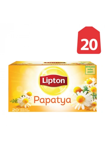 Lipton Papatya Bitki Çayı (20 li Paket)