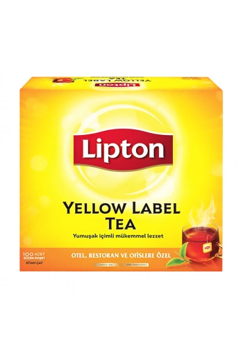 LİPTON YELLOW LABEL BARDAK POŞET ÇAY 2grx100LÜ