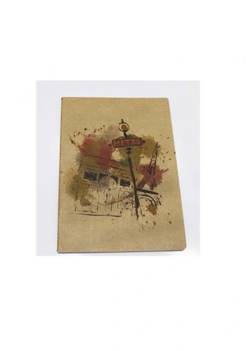 Liz Kf15 Kraft Kapak 15X21 96 Yp Kareli Defter