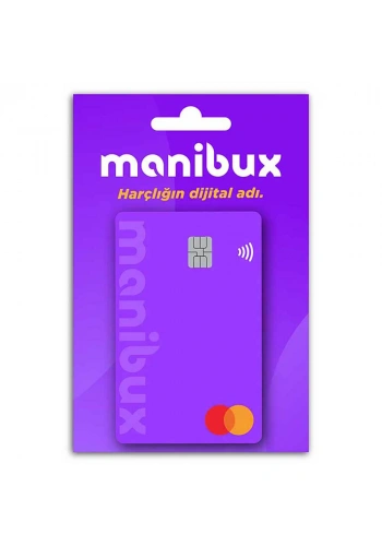 Manibux Harçlık Kartı Temassız -  Mor
