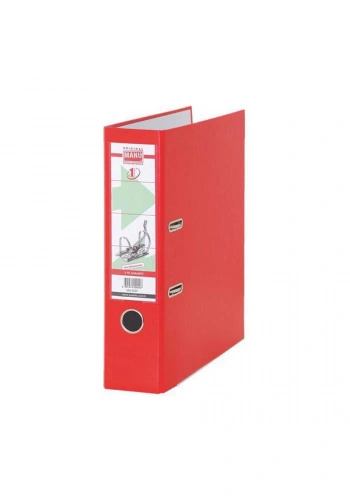Manu Geniş Klasör Plastik Kırmızı