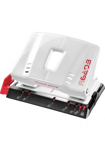 Maped Advanced Metal 2 Delikli Delgeç 20-25 Sayfa Beyaz
