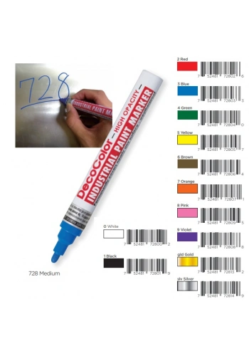 MARVY DECOCOLOR 728 MAVİ PAINT MARKER