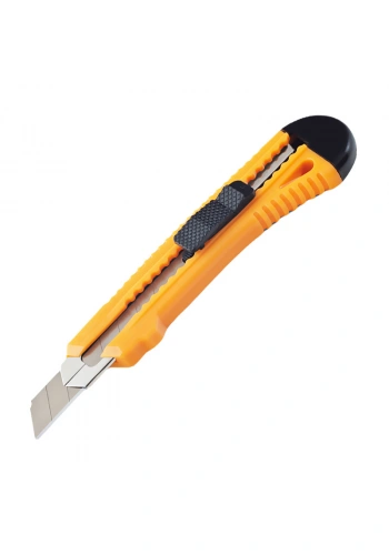 MAS A565 GENİŞ METAL AĞIZLI-YATAKLI PLASTİK GÖVDE MAKET BIÇAĞI 18mm