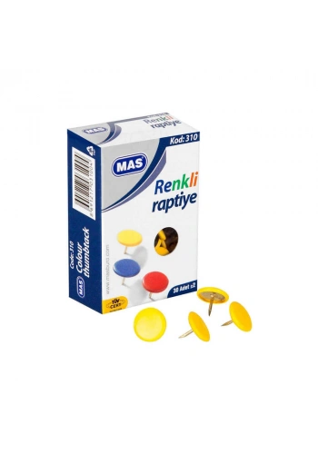 Mas Raptiye Renkli Pvc Kaplı