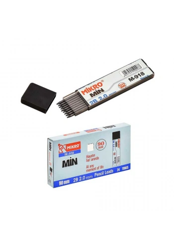 Mikro Min Lead Flat Tube 2.0 90 mm Siyah Uç