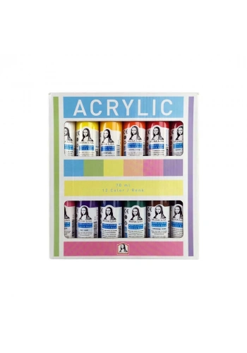 Monalisa SD150-X12 Akrilik Boya 12x70 ml Set