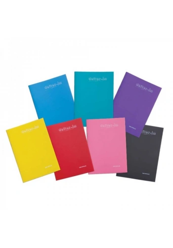 MOPAK PASTEL PLASTİK KAPAK DEFTER A4 ÇİZGİLİ 40 YAPRAK