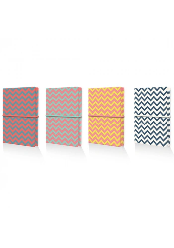 Mopak Suni Deri Zigzag Desen 14x20 Cm Çizgili 96 yp. 0019