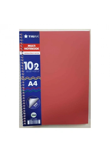 Multi Notebook 10+2 Seperatörlü Defter 250 Yp