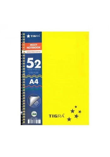 Multi Notebook 5+2 Seperatörlü Defter 175 Yp