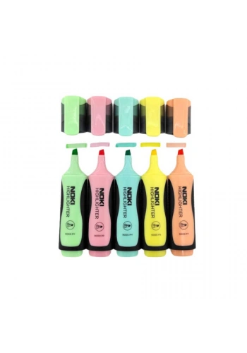 Noki Fosforlu Kalem Pastel 5li Pvc